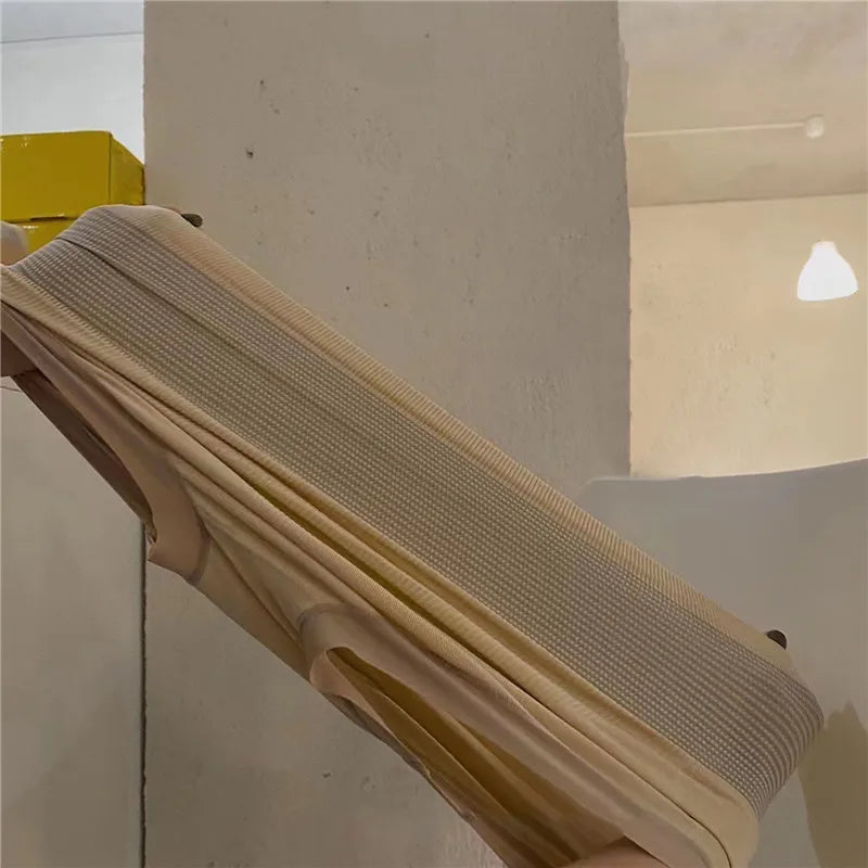 Shorts modeladora sem costura feminina de cintura alta, respirável, que afina a barriga e levanta o bumbum!