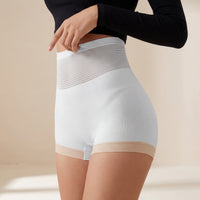 Shorts modeladora sem costura feminina de cintura alta, respirável, que afina a barriga e levanta o bumbum!